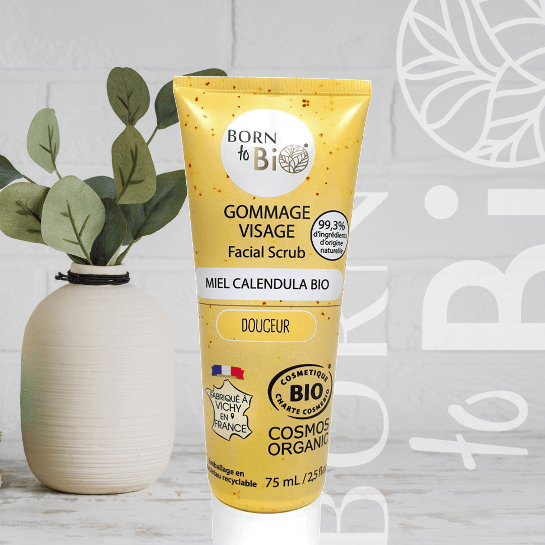Calendula Honey Facial Scrub - Certified organic - Nathan boutique Face scrub