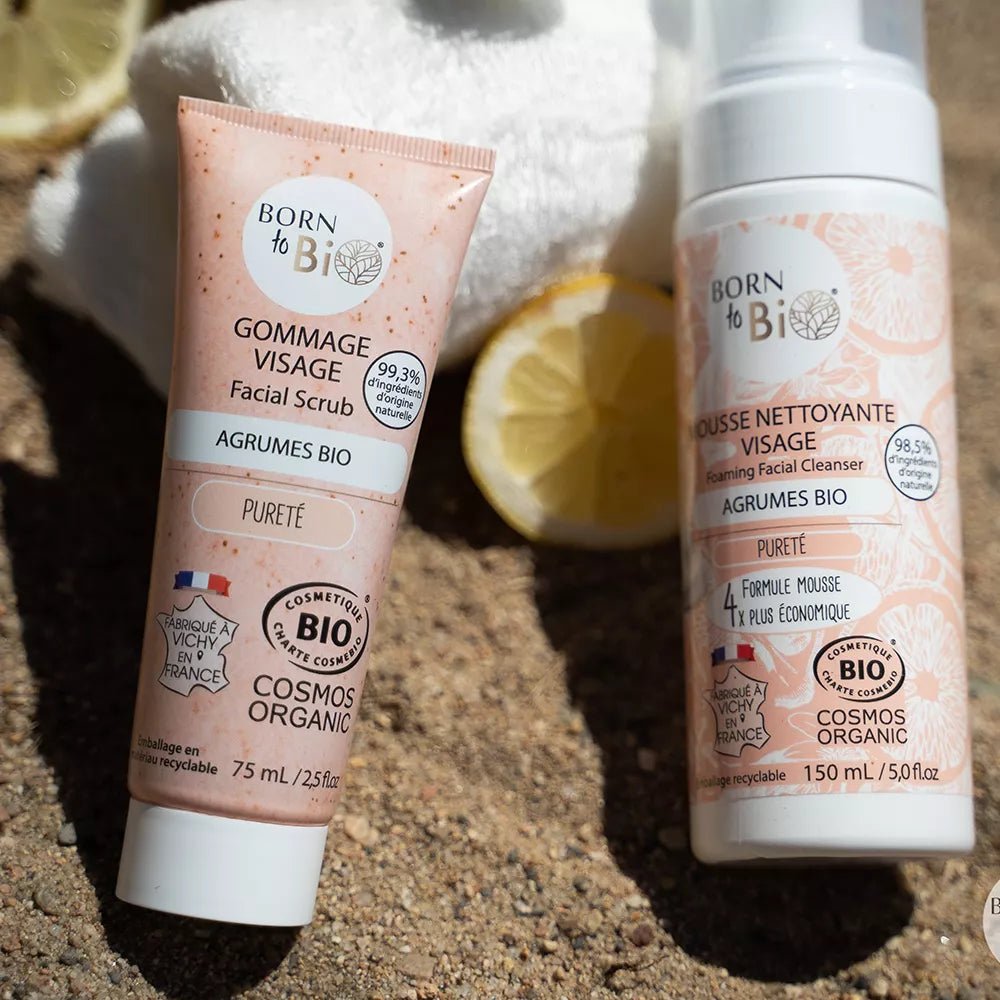 Gommage Visage Agrumes - Certifié Bio - Nathan boutique Gommage visage