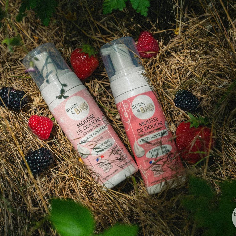 Mousse de Douche Fruits Rouges - Certifiée Bio - Nathan boutique Mousse de Douche