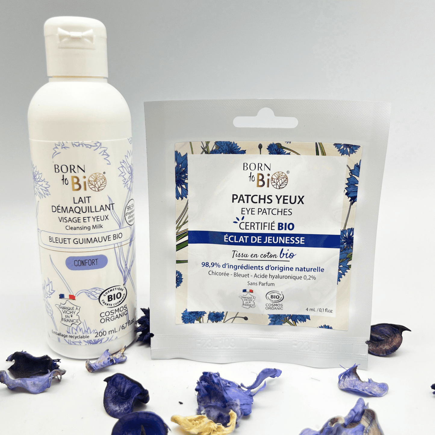 Patchs pour les yeux Éclat de Jeunesse en coton - Certifiés Bio - Nathan boutique Masques