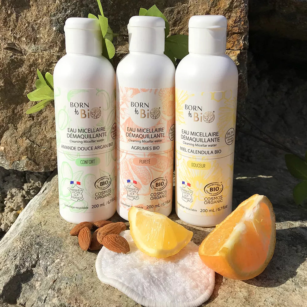 Eau Micellaire Démaquillante Amande Douce Argan - Certifiée Bio-2