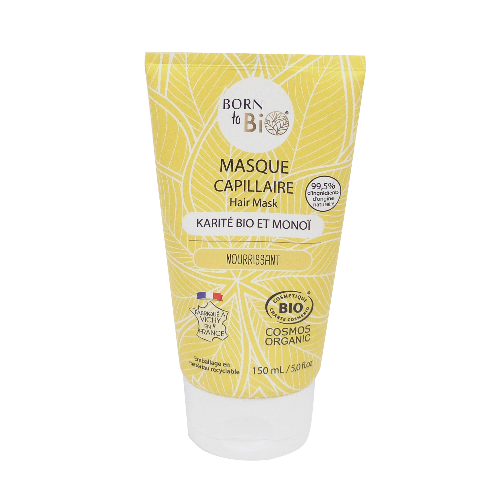 Masque Capillaire karité et monoï - Certifié Bio-0