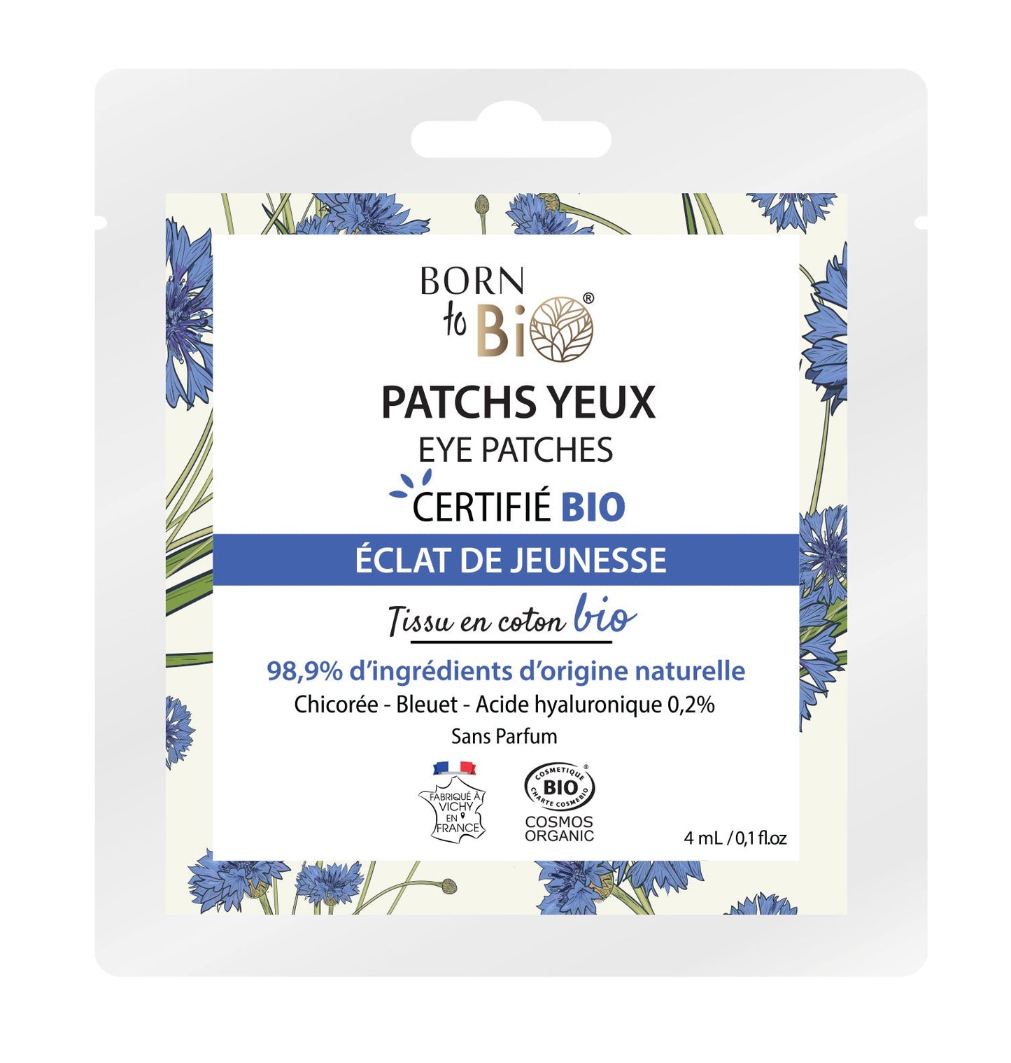 Patchs pour les yeux Éclat de Jeunesse en coton - Certifiés Bio-0