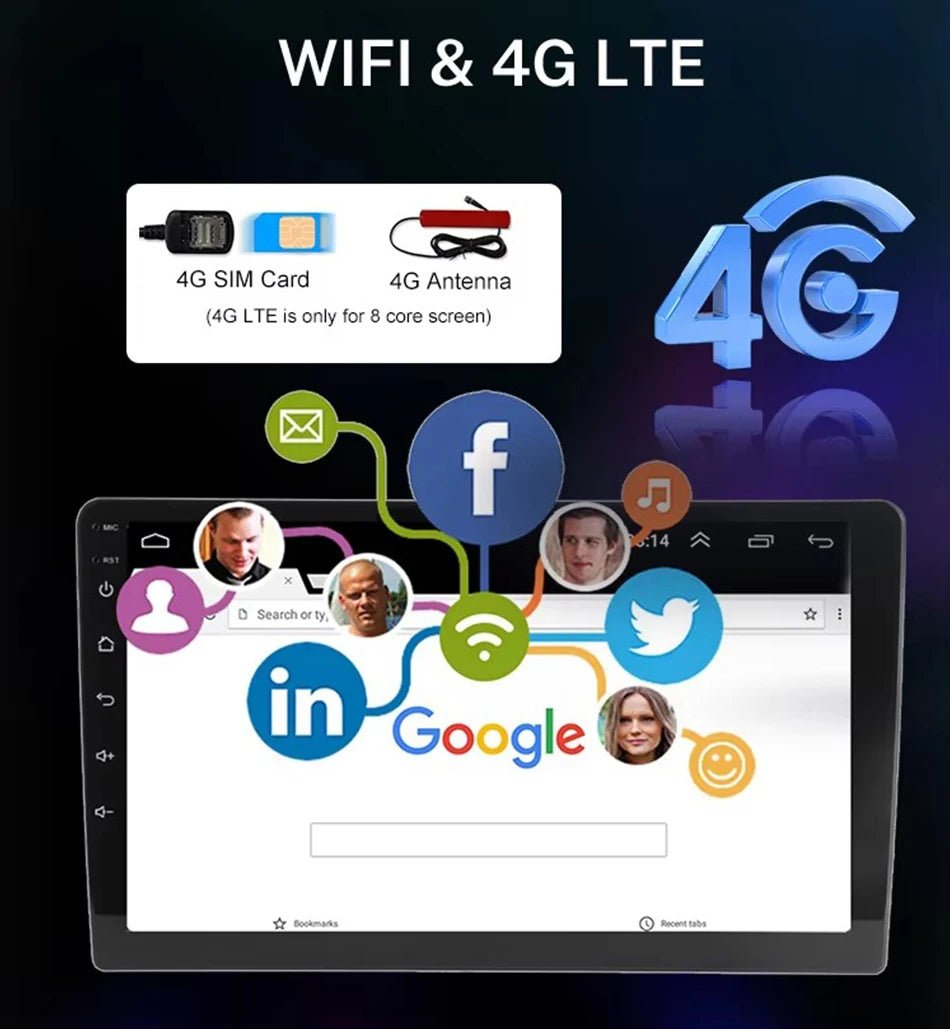 Car Radio Android16 Carplay Auto For Kia Carnival YP Sedona 2014 2015 2017 2018 - 2020 Multimedia Player WIFI+5G DSP Stereo 2 Din - Nathan boutique