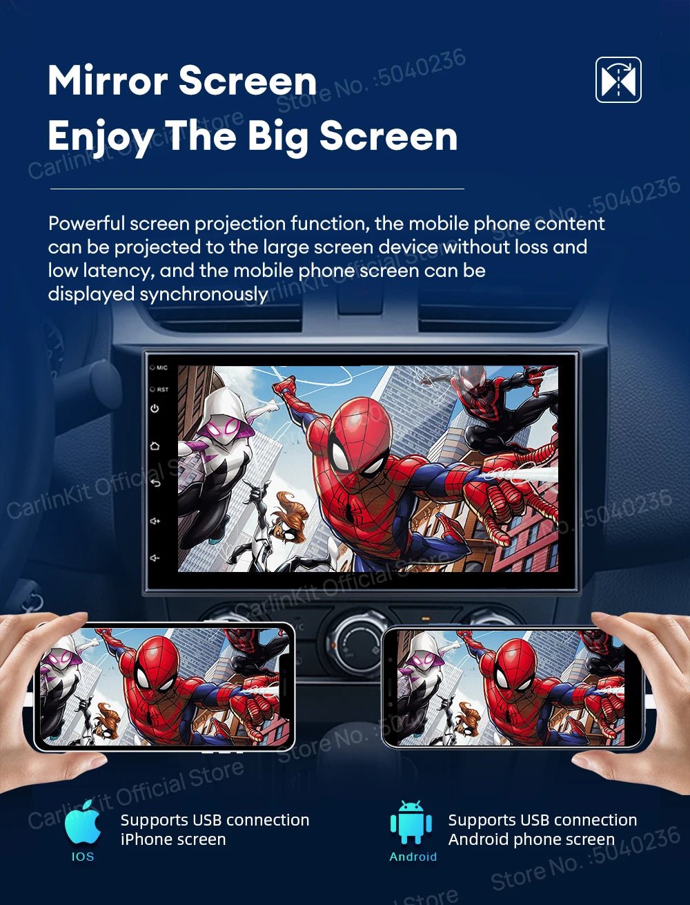 CarlinKit CCPA Wireless CarPlay For Android Car Radio Wireless Android Auto Wireless Auto Connect Mirrorlink Smart USB Adapter - Nathan boutique