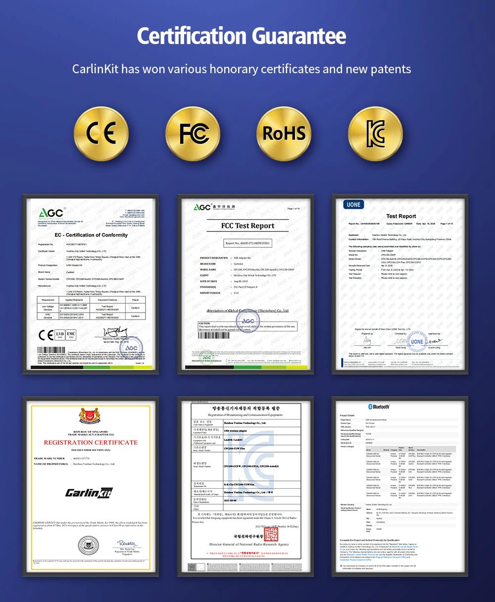CarlinKit CCPA Wireless CarPlay For Android Car Radio Wireless Android Auto Wireless Auto Connect Mirrorlink Smart USB Adapter - Nathan boutique