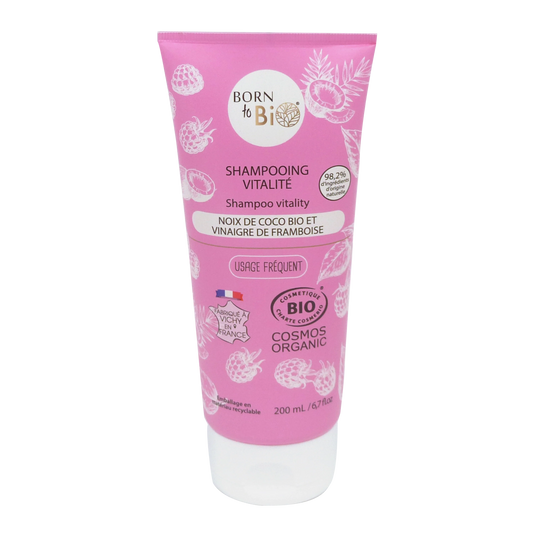 Coconut and raspberry vinegar shampoo - Certified organic - Nathan boutique Shampoo