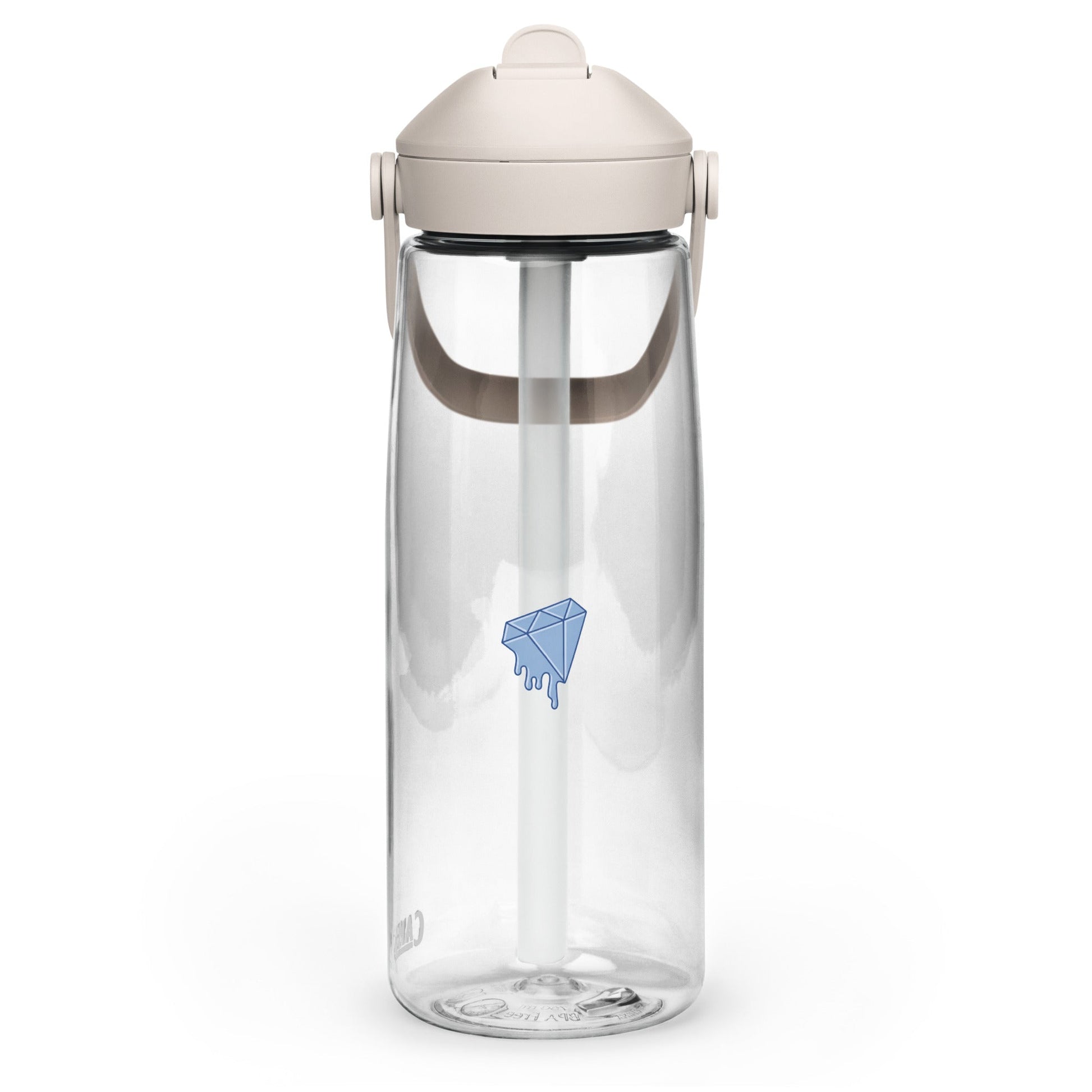 Flip straw water bottle - Nathan boutique DRINKWARE