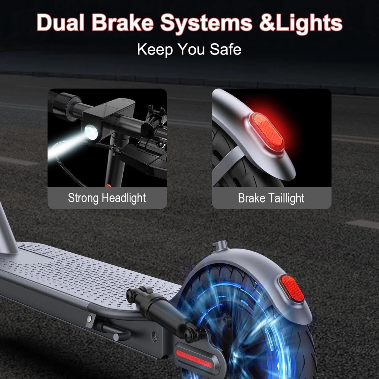 JUICEASE AP07 Electric Scooter 35KM Range 8.5Inch Escooter 350W/600W Power 31KM/H APP Scooter Electric Dual Damping Turn Signal - Nathan boutique