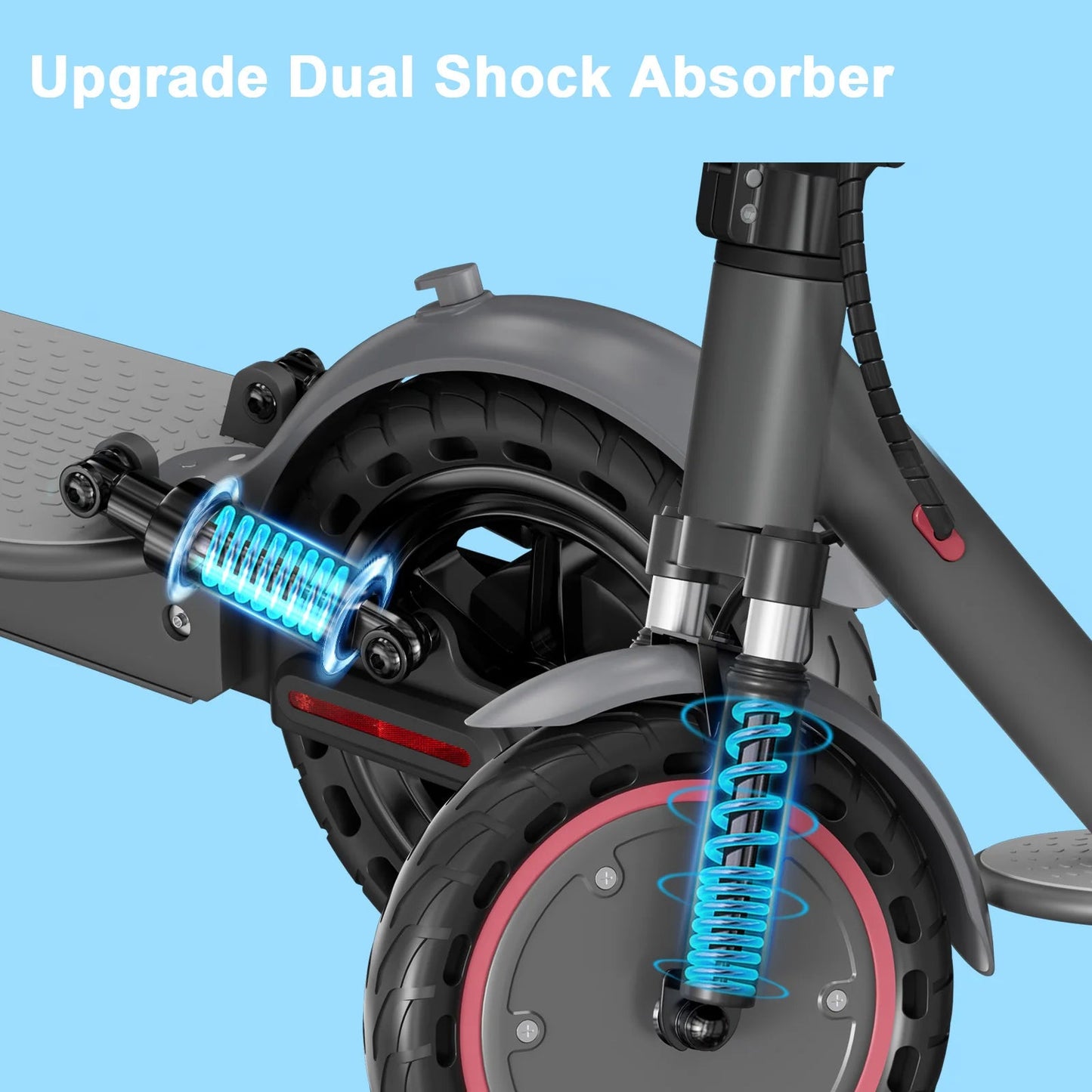 JUICEASE AP07 Electric Scooter 35KM Range 8.5Inch Escooter 350W/600W Power 31KM/H APP Scooter Electric Dual Damping Turn Signal - Nathan boutique