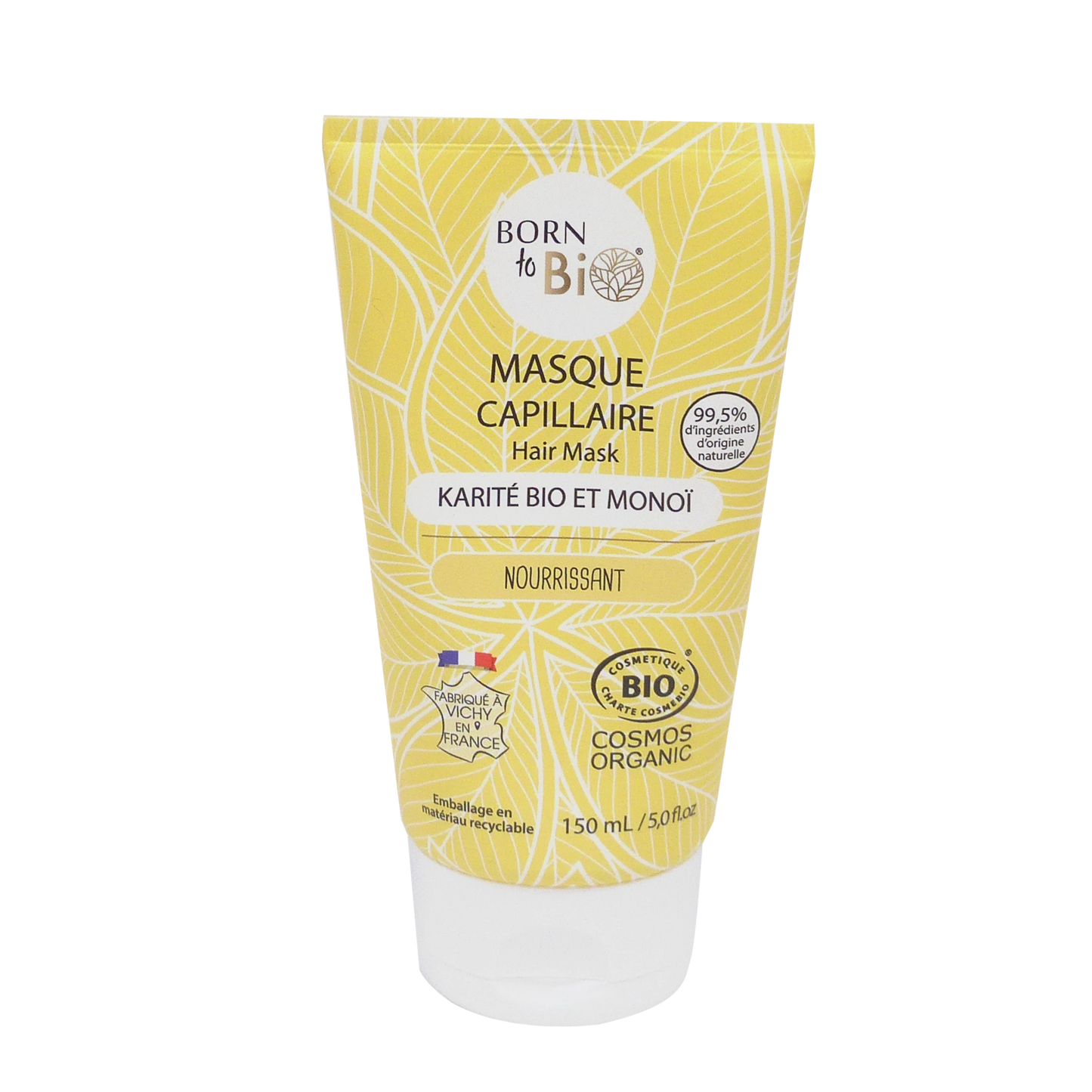 Masque Capillaire karité et monoï - Certifié Bio - Nathan boutique Masques