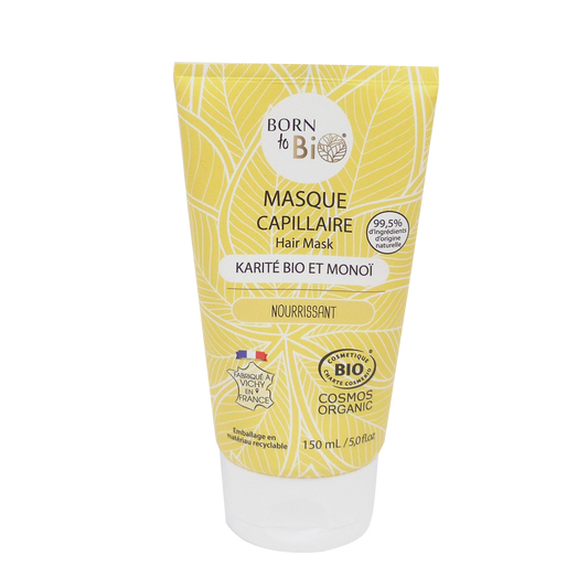 Masque Capillaire karité et monoï - Certifié Bio - Nathan boutique Masques