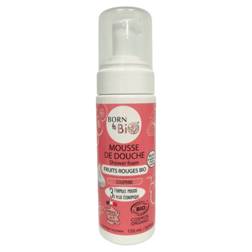 Mousse de Douche Fruits Rouges - Certifiée Bio - Nathan boutique Mousse de Douche