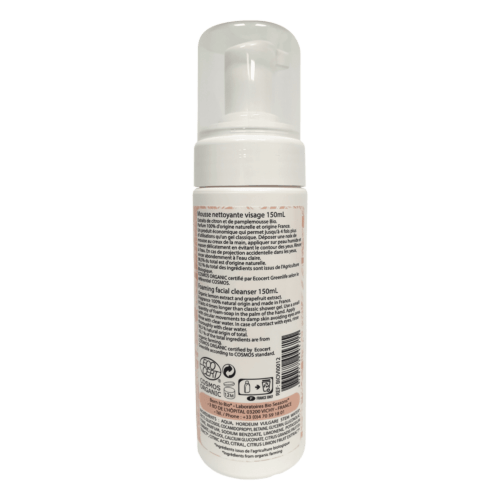 Mousse Nettoyante Visage Agrumes - Certifiée Bio - Nathan boutique Mousse de Douche