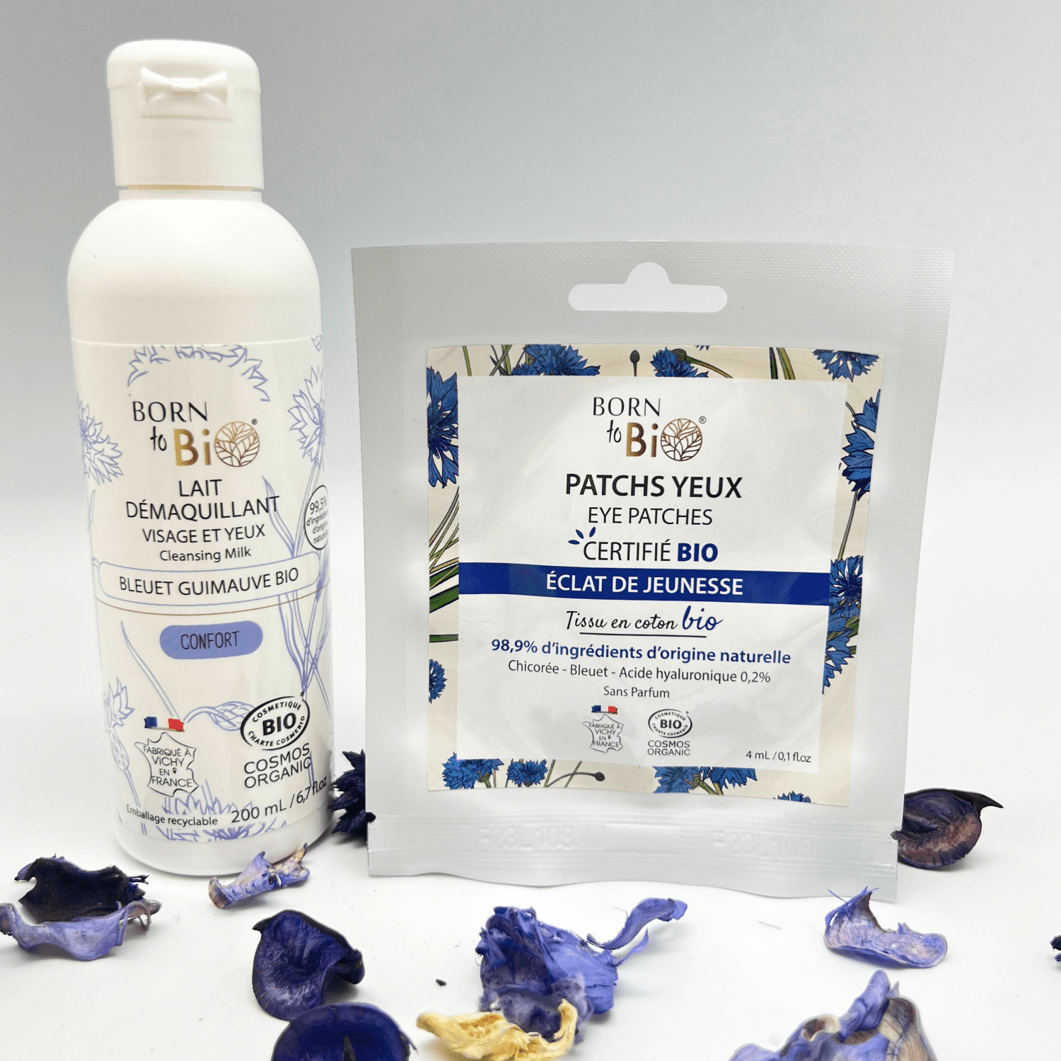 Patchs pour les yeux Éclat de Jeunesse en coton - Certifiés Bio - Nathan boutique Masques