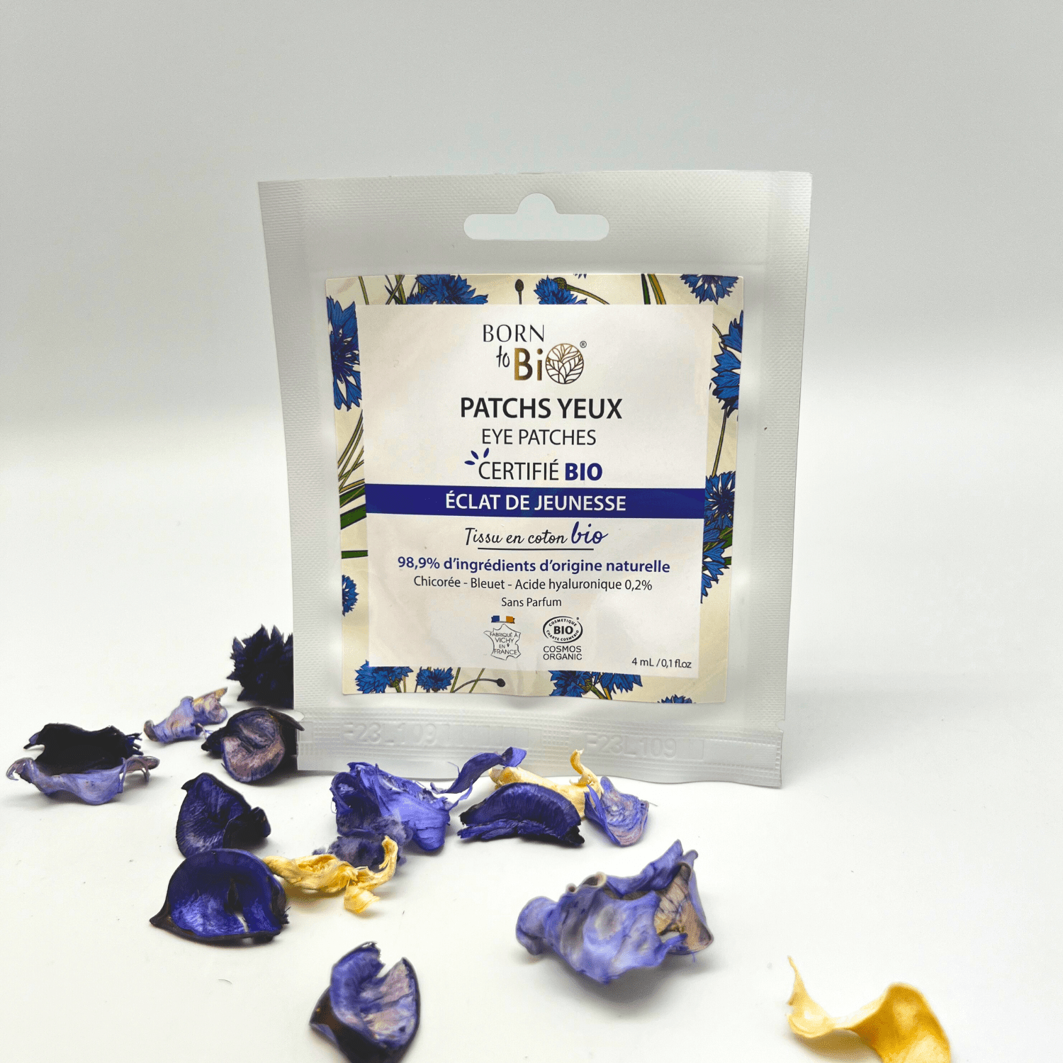 Patchs pour les yeux Éclat de Jeunesse en coton - Certifiés Bio - Nathan boutique Masques