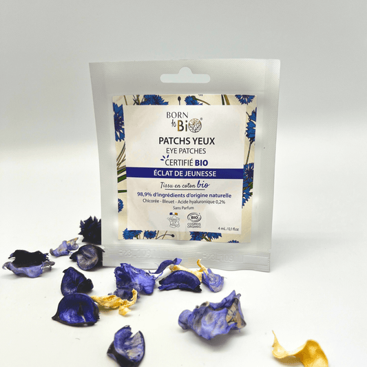 Patchs pour les yeux Éclat de Jeunesse en coton - Certifiés Bio - Nathan boutique Masques