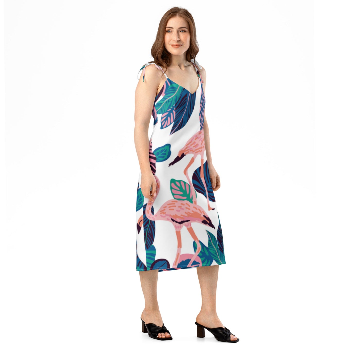 Tie - strap midi dress - Nathan boutique CUT - SEW