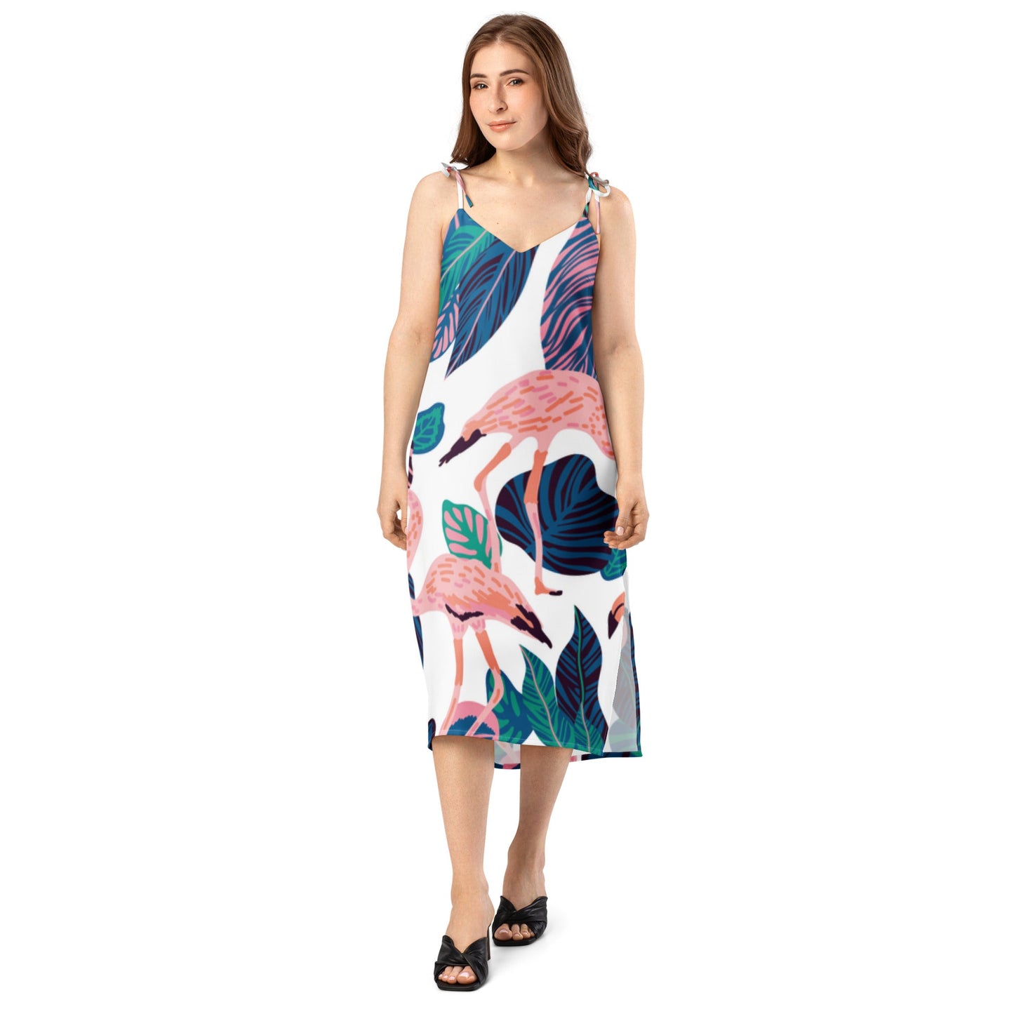Tie - strap midi dress - Nathan boutique CUT - SEW