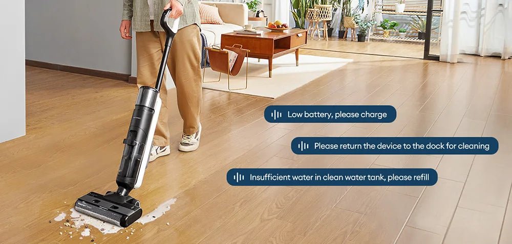 Ultenic AC1 Elite Cordless Vacuum And Mop with SelfCleaning Up to 50min Runtime Smart Dirt Detection 3 Cleaning Mode LCD Display - Nathan boutique