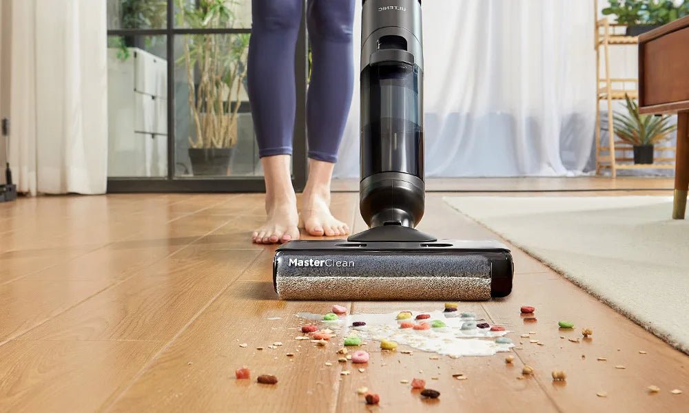 Ultenic AC1 Elite Cordless Vacuum And Mop with SelfCleaning Up to 50min Runtime Smart Dirt Detection 3 Cleaning Mode LCD Display - Nathan boutique