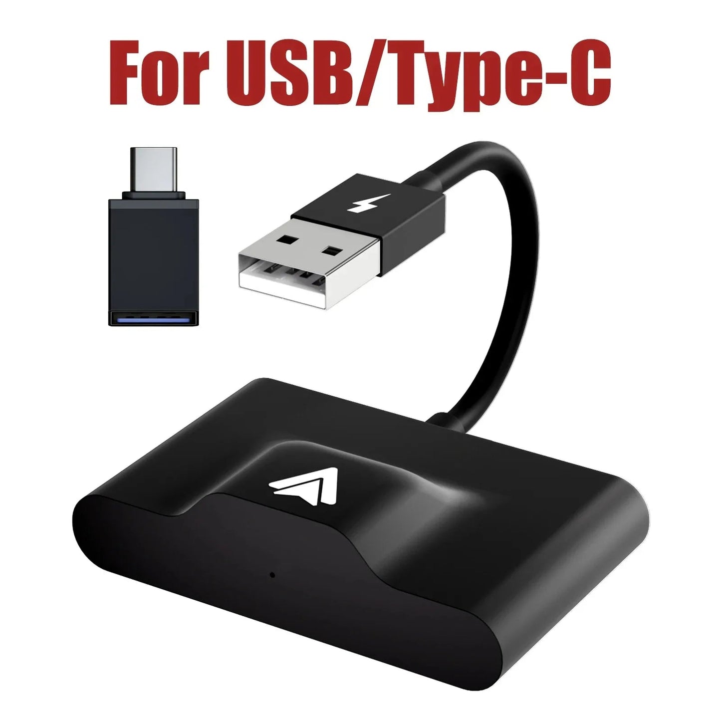 Wireless CarPlay Adapter for Android/Iphone IOS Convert Wired CarPlay to Wireless Dongle Plug Paly USB/Type - C Auto Car Adapter - Nathan boutique