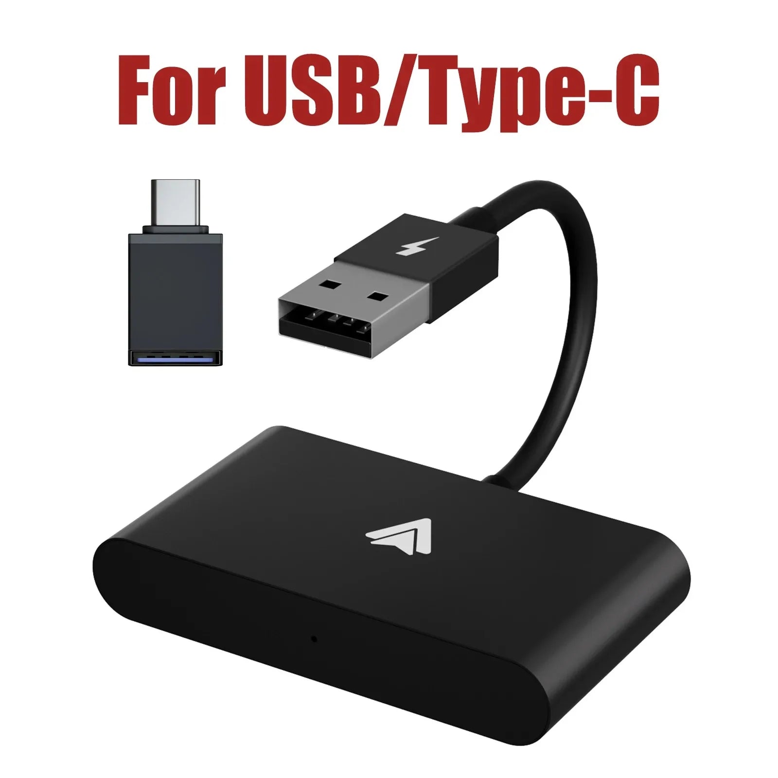 Wireless CarPlay Adapter for Android/Iphone IOS Convert Wired CarPlay to Wireless Dongle Plug Paly USB/Type - C Auto Car Adapter - Nathan boutique